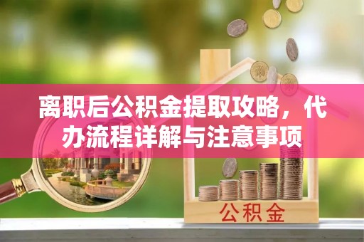 文成离职后公积金提取攻略，代办流程详解与注意事项