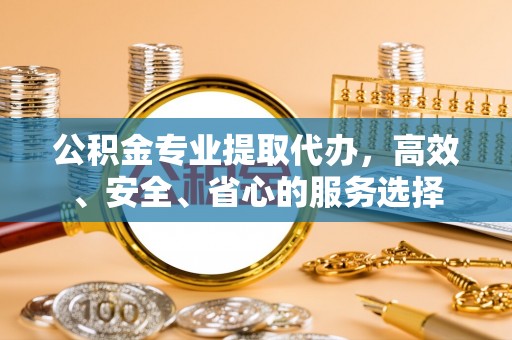 文成公积金专业提取代办，高效、安全、省心的服务选择
