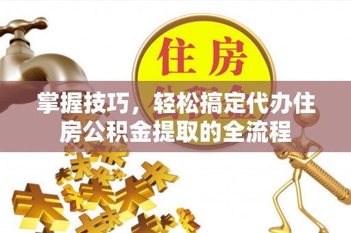 文成掌握技巧，轻松搞定代办住房公积金提取的全流程