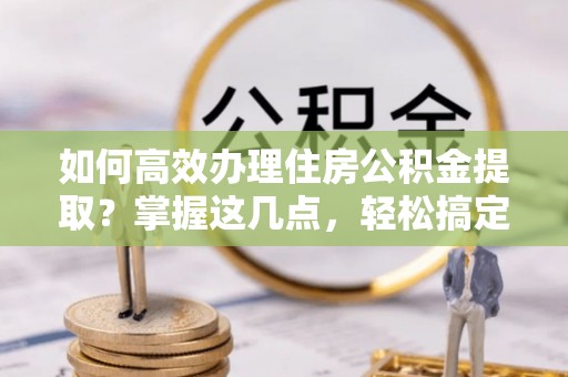 文成如何高效办理住房公积金提取？掌握这几点，轻松搞定！