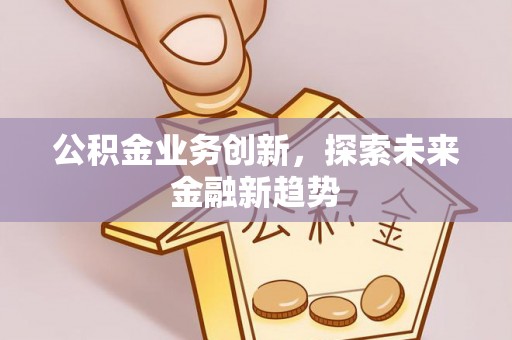 文成公积金业务创新，探索未来金融新趋势