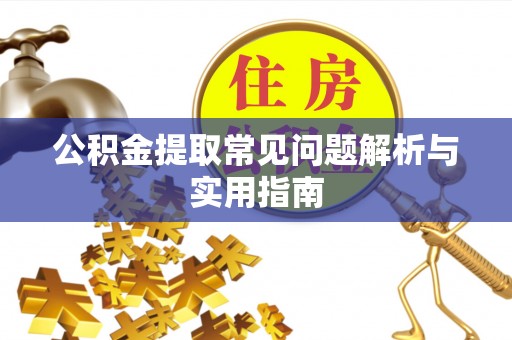 文成公积金提取常见问题解析与实用指南